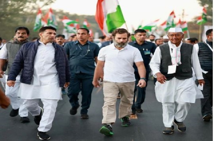 राजस्थान में राहुल गांधी की भारत जोड़ो यात्रा आज करेगी प्रवे... - CG Sandesh