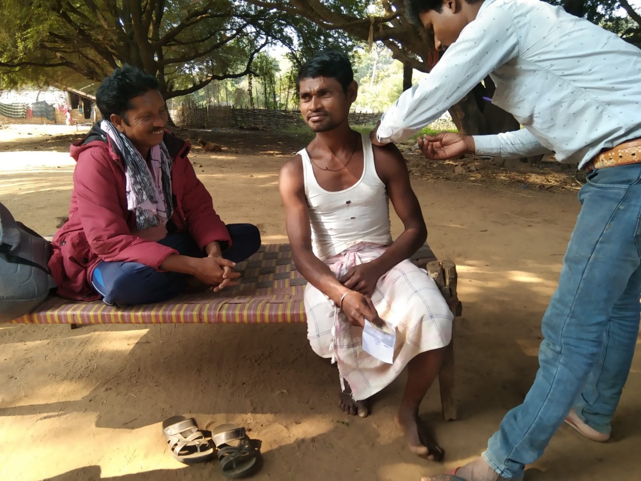 कोंटा के सभी ग्राम पंचायतों में लगा 100 फीसदी पहला डोज  - CG Sandesh