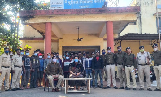 महासमुंद जिलें में  23 स्थाई वारंटियों की गिरफ्तारी - CG Sandesh