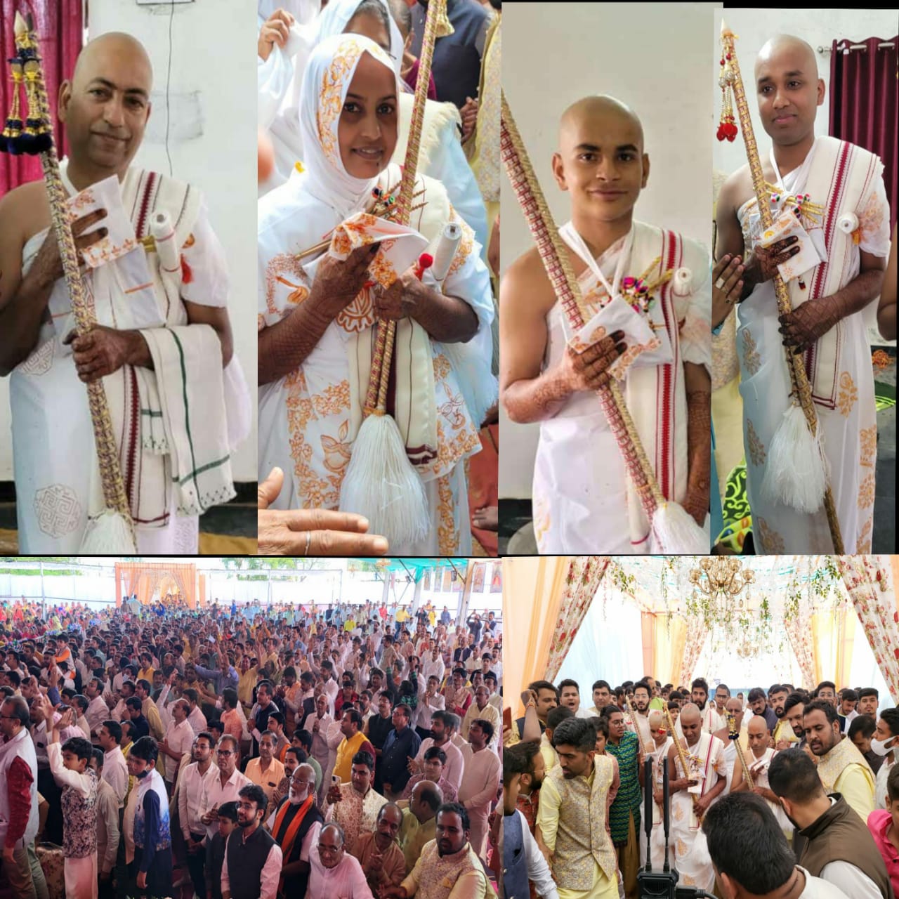 हर्ष उल्लास के साथ संपन्न हुआ दीक्षा महाउत्सव सभी दीक्षार्थी... - CG Sandesh