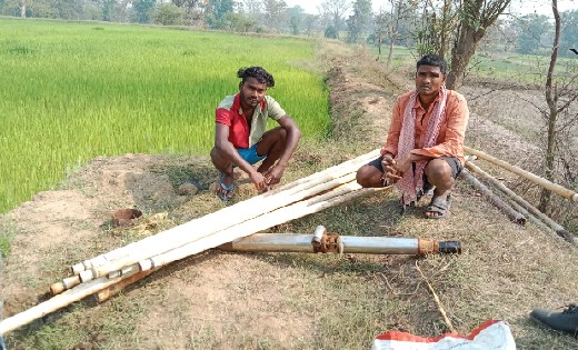 पटेवा: 2HP सबमर्सिबल  पंप व 3HP मोटर पंप सहित चोरी के सामान के साथ 03 आरोपी  पुलिस के गिरफ्त में  