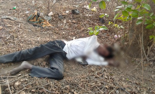 सरायपाली : रोड किनारे मिली अज्ञात पुरुष की लाश