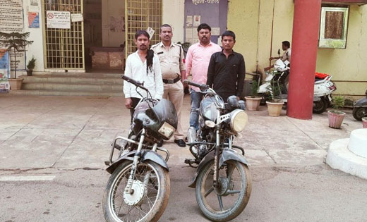 महासमुंद : 2 नग चोरी के मोटर सायकल सहित दो आरोपी गिरफ्तार - CG Sandesh