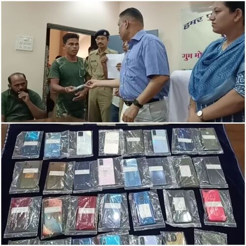महासमुंद : पुलिस ने बरामद किए गुम हुए 35 मोबाईल, एसपी ने धार... - CG Sandesh
