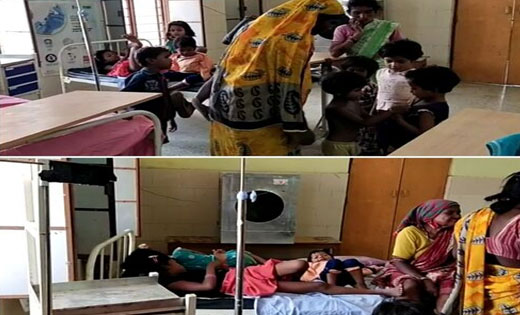 महासमुंद : बच्चों को खिलाई गई छिपकली वाली सब्जी, 16 बच्चे बी... - CG Sandesh