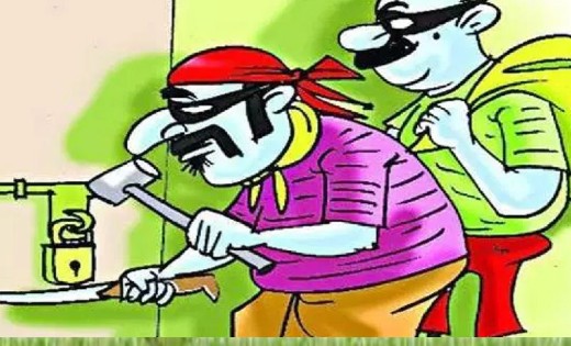 बसना : सूने मकान का ताला तोड़कर टीवी व धान की चोरी - CG Sandesh