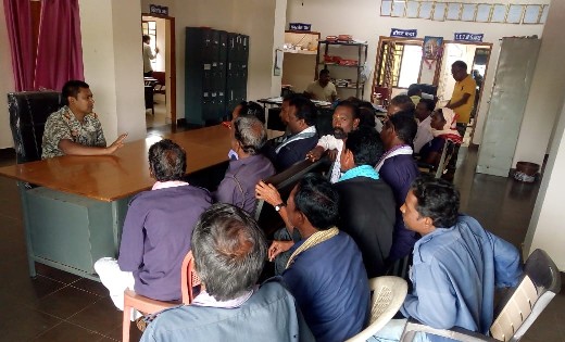 सिंघोड़ा : थाना प्रभारी ने ली कोटवारों की बैठक
