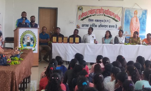 सरायपाली : बलौदा कॉलेज में मनाया गया खिलाड़ी सम्मान समारोह