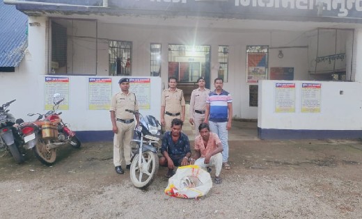 सरायपाली : बाइक से अवैध शराब परिवहन करते 2 युवक गिरफ्तार 