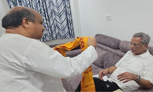 CG NEWS : पुरंदर मिश्रा ने भाजपा प्रदेश प्रभारी माथुर से की ... - CG Sandesh