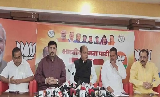 हिमाचल में 11 में से एक भी गारंटी पूरी नहीं हुई-जयराम ठाकुर - CG Sandesh