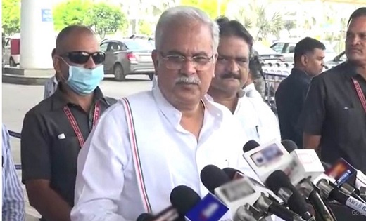 CM बघेल का बड़ा बयान...सीआरपीएफ की टीमें बड़े-बड़े बक्से ला ... - CG Sandesh