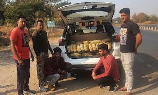 सिंघोड़ा : 16 लाख के गांजा की तस्करी करते 2 अन्तर्राजीय आरोपी... - CG Sandesh