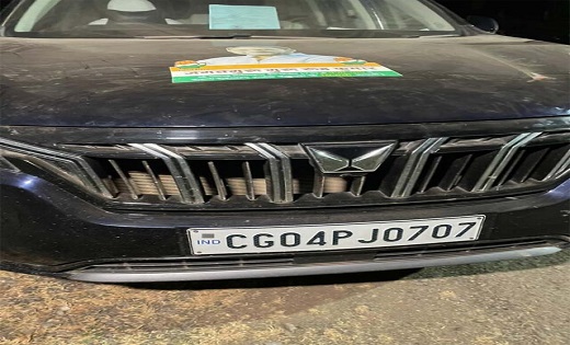 नवागढ़ से कांग्रेस प्रत्याशी गुरु रुद्र कुमार के काफिले पर ह... - CG Sandesh