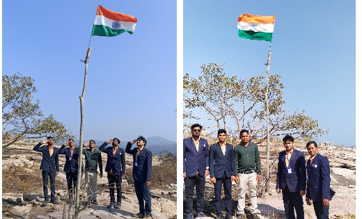 महासमुंद : जिले के सबसे ऊंची चोटी पर लहराया तिरंगा - CG Sandesh