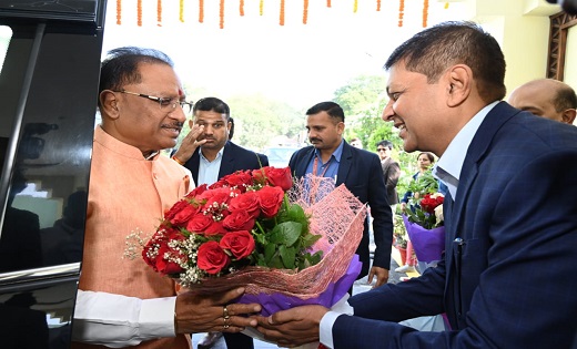 सीएम साय पहुंचे विधानसभा, मुख्य सचिव ने किया स्वागत - CG Sandesh