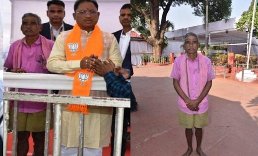 ‘आ ऐती आ, उहां का खडे़ हस, मोर कोती आ’, जब स्वयंसेवी को मुख्... - CG Sandesh