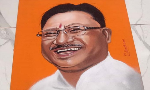 रंगोली कलाकार सिद्धार्थ सोनी ने बनाई मुख्यमंत्री साय की मनमो... - CG Sandesh
