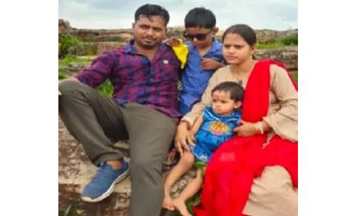 हादसे में कार जलकर खाक, कार सवार पति-पत्नी और दो बच्चे लापता... - CG Sandesh