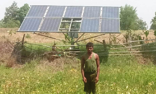 सोलर पंप लगने से खेती करने में हो रही है किसानों को सुविधा - CG Sandesh