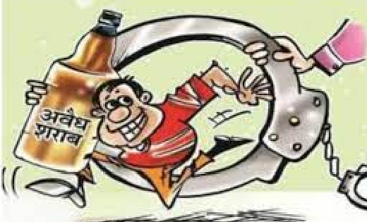 सिंघोडा : छिपाकर रखे 25 लीटर अवैध शराब के साथ आरोपी गिरफ्तार