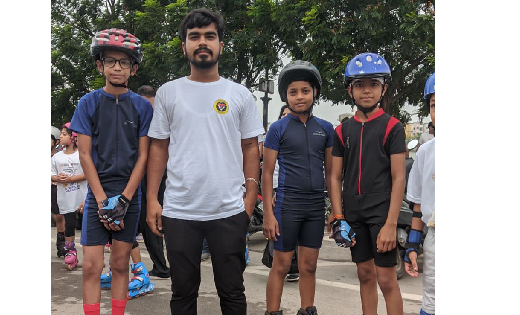 महासमुंद  : राजधानी में हुए स्केटिंग मैराथॉन में शामिल हुए श... - CG Sandesh