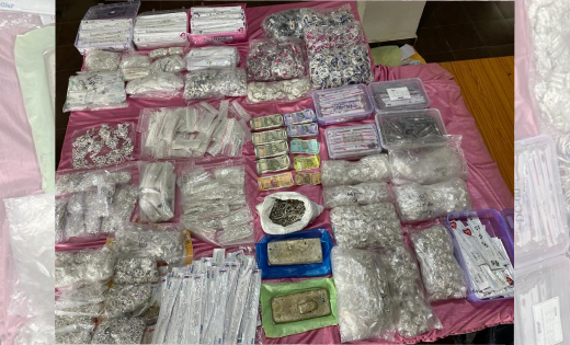सिंघोडा : भारी मात्रा में चांदी के आभूषण, चांदी की सिल्ली एवं नगदी रकम के साथ दो गिरफ्तार
