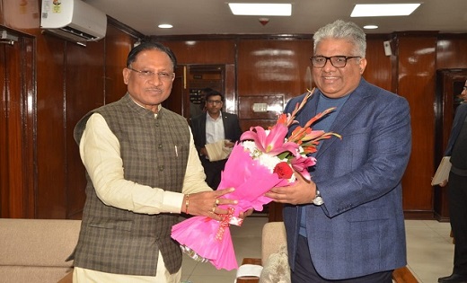 मुख्यमंत्री विष्णु देव साय ने केंद्रीय पर्यावरण मंत्री भूपेन... - CG Sandesh