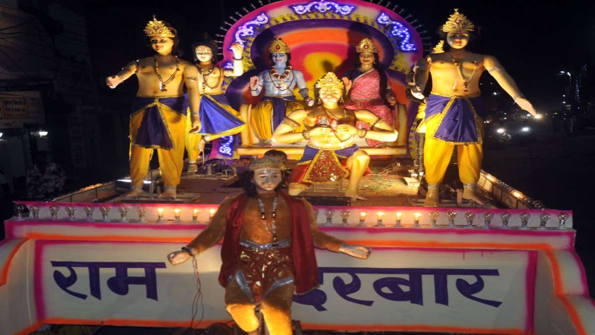 प्राण प्रतिष्ठा से पूर्व निकली रामजी की शोभायात्रा, जय-जय श्... - CG Sandesh