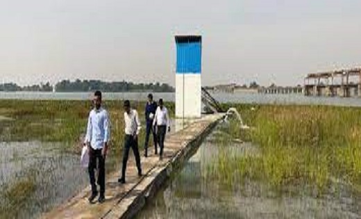 एनीकट से तालाब भरने की योजना का क्रेडा सीईओ ने किया आकस्मिक ... - CG Sandesh