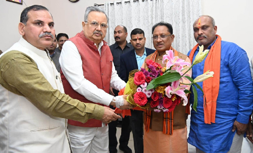 मुख्यमंत्री विष्णु देव साय को जन्म दिन की बधाई देने देर रात ... - CG Sandesh
