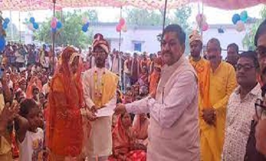 मुख्यमंत्री कन्या विवाह योजना: 70 जोड़े विवाह बंधन में बंधे..... - CG Sandesh