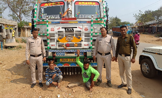 सरायपाली : बाइक की चाबी से सीमेंट से भरी ट्रक स्टार्ट कर ले जा रहे दो चोर पुलिस की गिरफ्त में