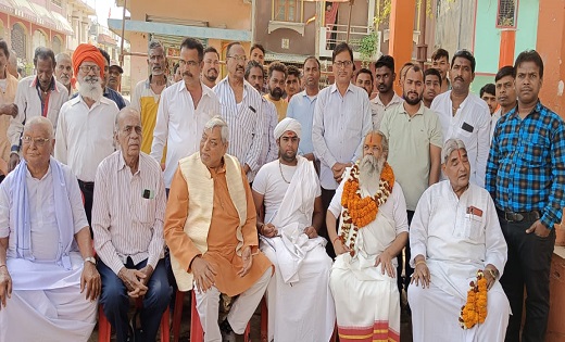 धरमपुरा में हनुमान मंदिर के जीर्णोद्धार का भूमिपूजन किया गया - CG Sandesh