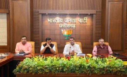 भाजपा की मेराथन बैठकों में लोकसभा चुनाव के लिए हुआ मंथन - CG Sandesh