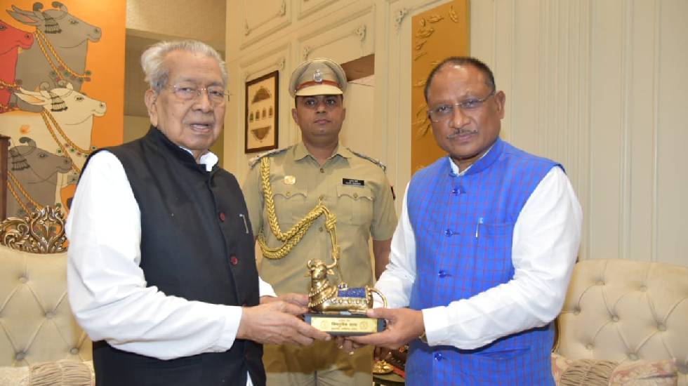 राज्यपाल हरिचंदन को मुख्यमंत्री साय ने सुदीर्घ और स्वस्थ जीव... - CG Sandesh