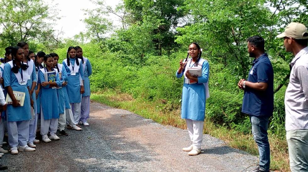 राष्ट्रीय मधुमक्खीर दिवस : जंगल सफारी में विद्यार्थियों ने क... - CG Sandesh