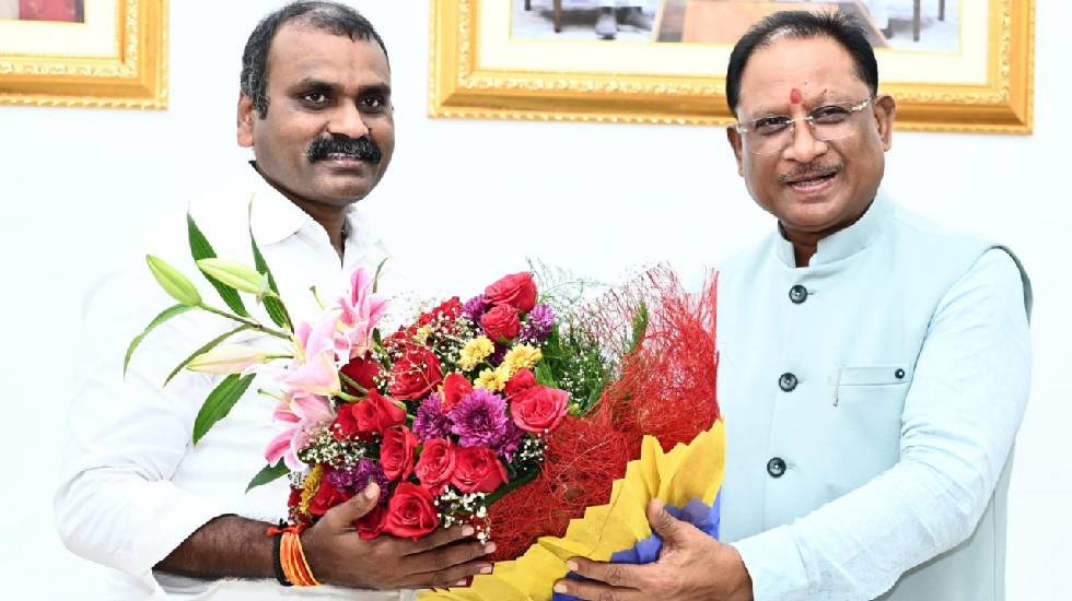 मुख्यमंत्री साय से केंद्रीय राज्यमंत्री डॉ. एल. मुरुगन ने सौ... - CG Sandesh