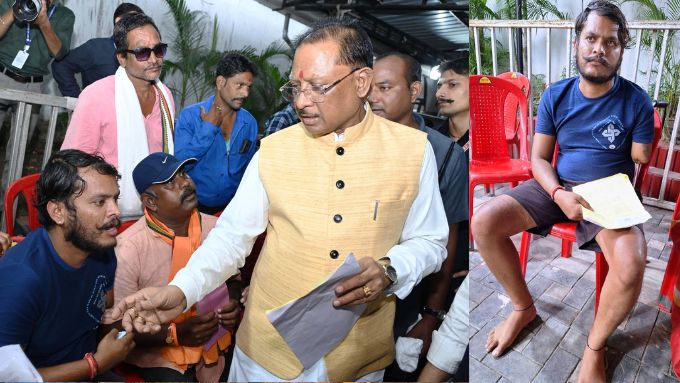 CG : करंट लगने से काटना पड़ा था एक हाथ, अब मुख्यमंत्री के नि... - CG Sandesh