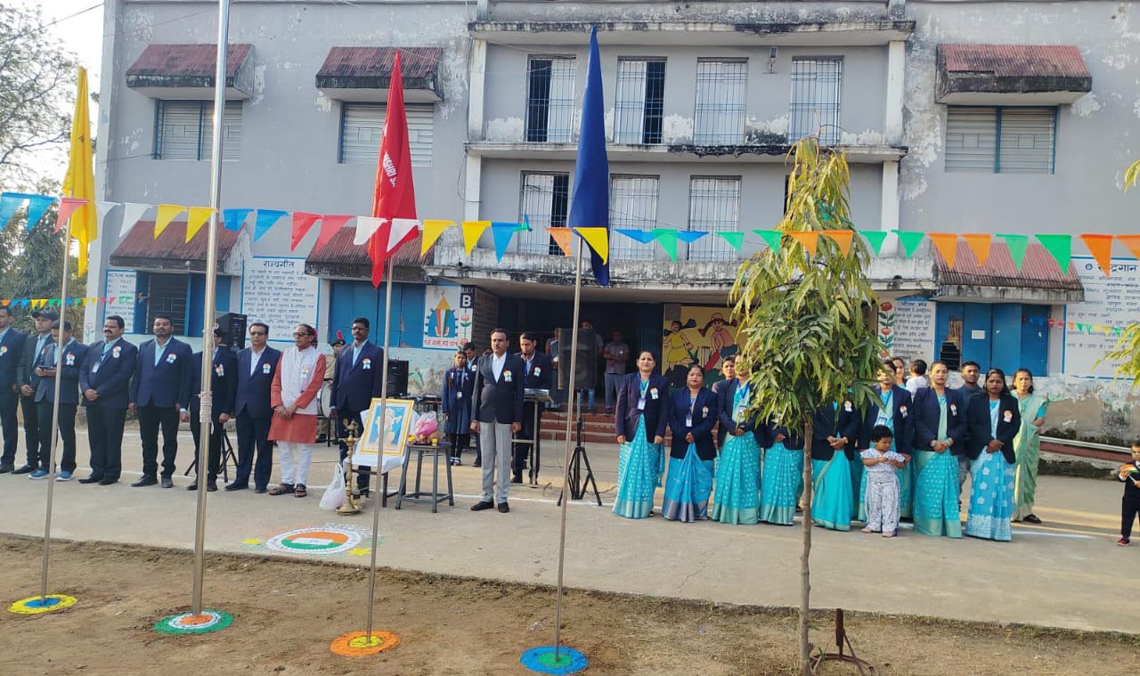 पीएमश्री सेजेस बसना में गणतंत्र दिवस समारोह आयोजित - CG Sandesh