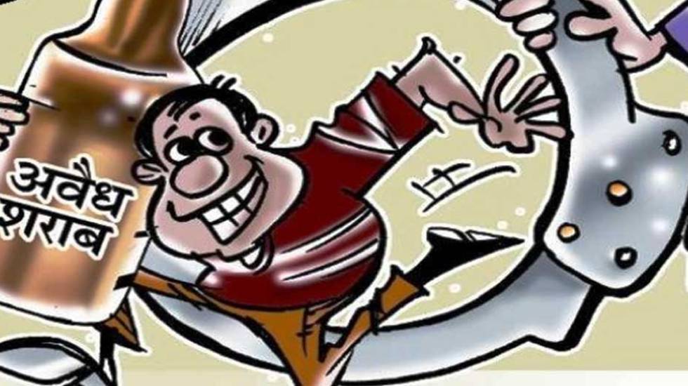 बसना : राजपुर से 10 लीटर महुआ शराब जप्त. - CG Sandesh