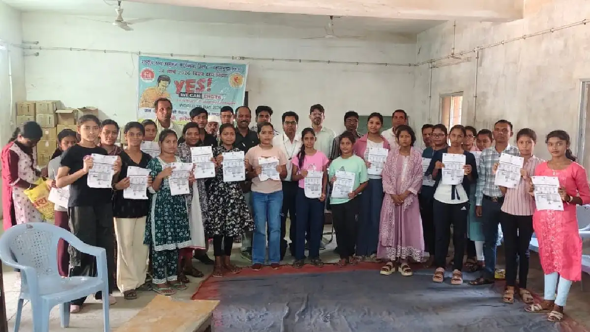 सरायपाली में HPV टीकाकरण का धूम पीएचसी बलोदा से शतक हुआ पूरा