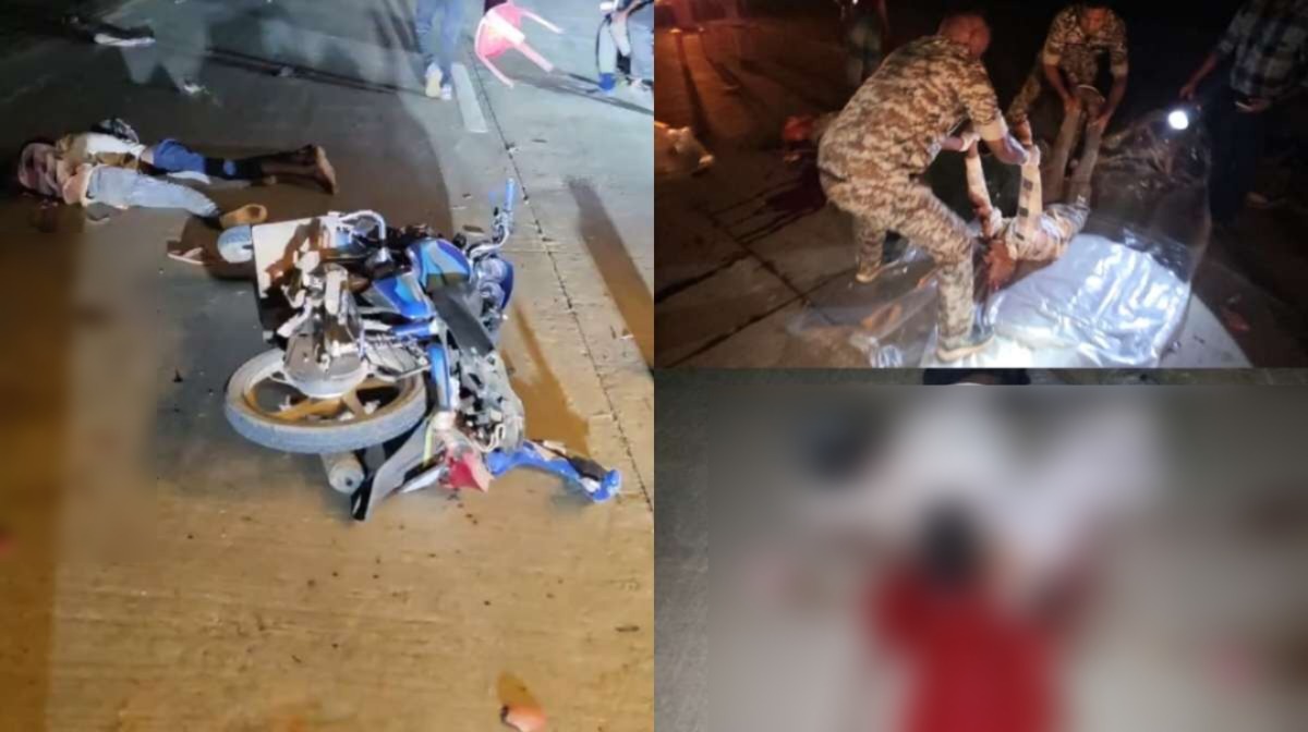 CG : ट्रक को ओवरटेक करना पड़ा भारी, पिकअप से भिड़ी बाइक, दो लोगों की दर्दनाक मौत