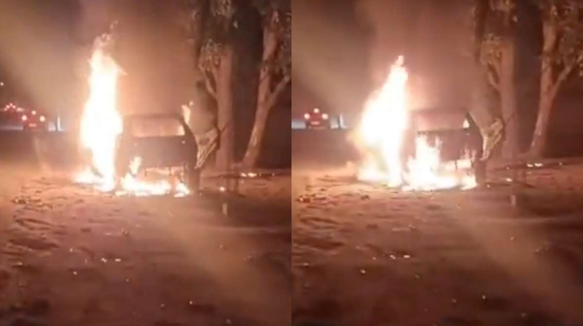 CG : भाजपा नेता को कार समेत जिंदा जलाकर हत्या, 3 की हालत गंभ... - CG Sandesh