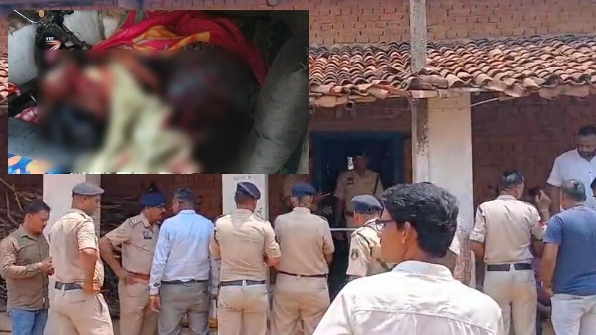 CG : बुजुर्ग दंपत्ति की निर्मम हत्या, डबल मर्डर से गांव में दशहत