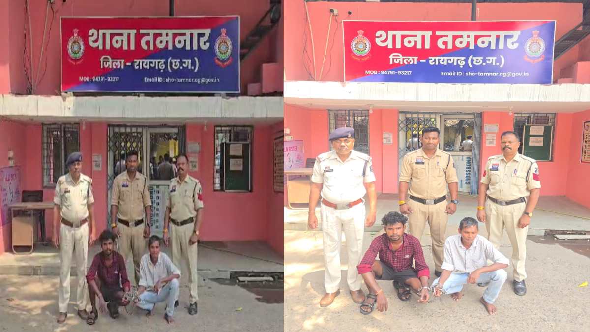तमनार पुलिस ने 24 घंटे में सुलझाई हत्या की गुत्थी, नाबालिग समेत तीन आरोपी गिरफ्तार