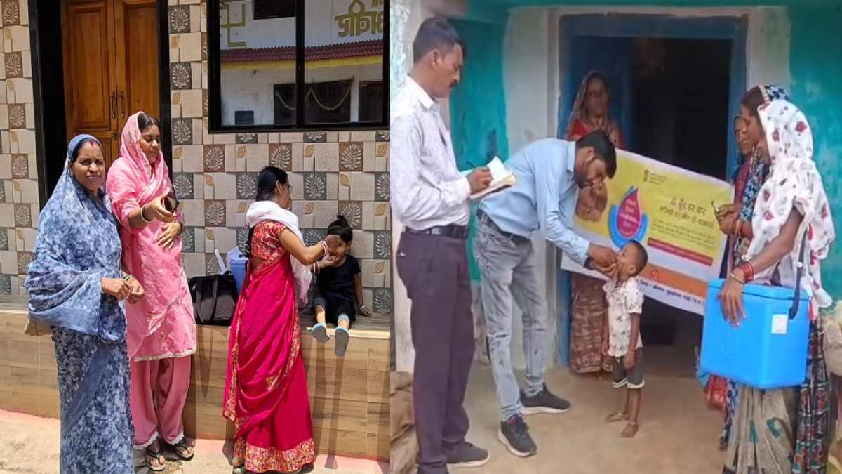 खैरागढ़ में पल्स पोलियो अभियान का दूसरा दिन: घर-घर पहुंचीं स... - CG Sandesh