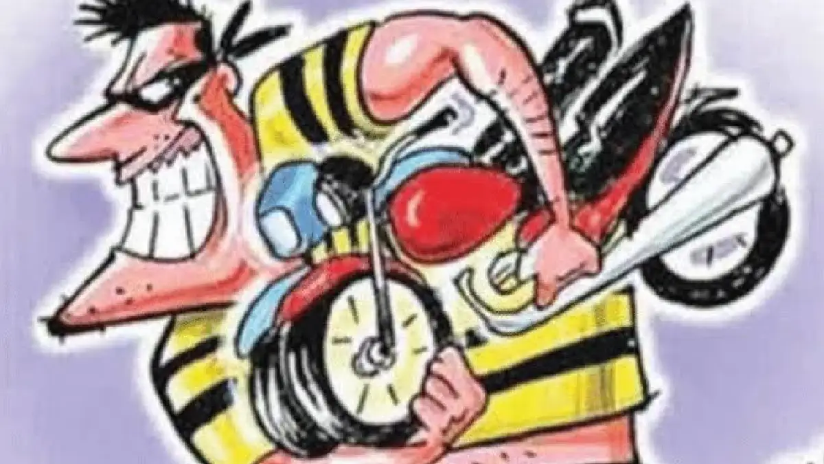 महासमुंद :  मेडिसिन फैक्ट्री बिरकोनी के पास खड़ी मोटरसायकल चो... - CG Sandesh