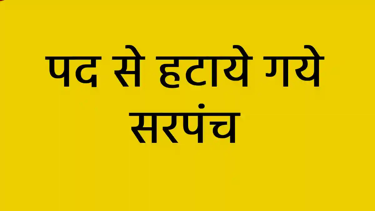 CG : पद का दुरुपयोग, तहसीलदार-SDM से बहस बाजी, हटाये गये ग्र... - CG Sandesh