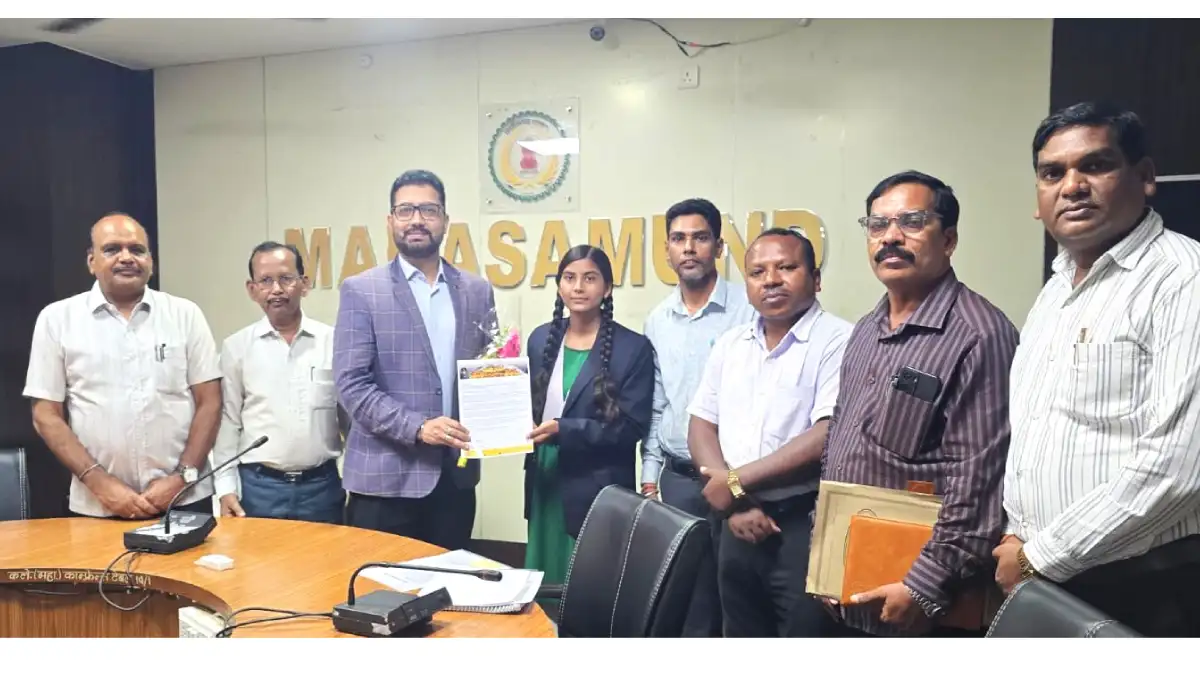 महासमुंद की छात्रा रागनी साहू का इंटरनेशनल मून मिशन के लिए राष्ट्रीय स्तर पर चयन